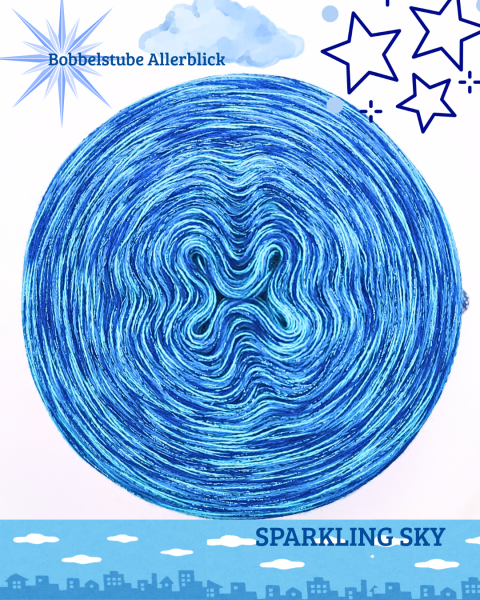 SPARKLING SKY  3 Farben + Beilauffaden